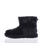 UGG CLASSIC MINI 1134952K ΜΑΥΡΑ ΜΠΟΤΑΚΙΑ ΜΕ ΓΟΥΝΑ