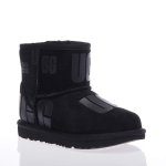 UGG CLASSIC MINI 1134952K ΜΑΥΡΑ ΜΠΟΤΑΚΙΑ ΜΕ ΓΟΥΝΑ