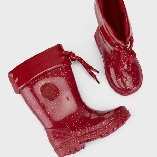 MAYORAL 42332 RED GLITTER SHOES