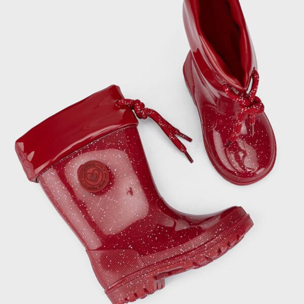 MAYORAL 46332 RED GLITTER SHOES