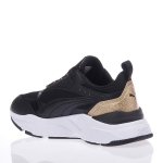 PUMA CASSIA DISTRESSED 387645-01 ΜΑΥΡΟ