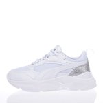 PUMA CASSIA DISTRESSED 387645-02 ΛΕΥΚΟ