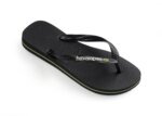 HAVAIANAS BRASIL LOGO 4110850-1069 ΜΑΥΡΟ