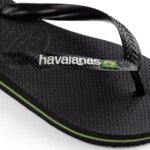 HAVAIANAS BRASIL LOGO 4110850-1069 ΜΑΥΡΟ