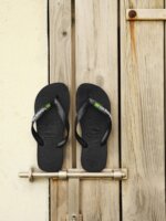 HAVAIANAS BRASIL LOGO 4110850-1069 ΜΑΥΡΟ