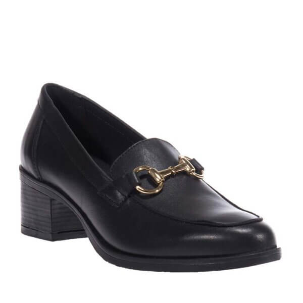 RAGAZZA 0465 BLACK LEATHER MOCCASINS