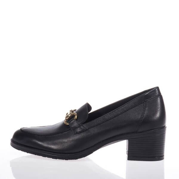 RAGAZZA 0465 BLACK LEATHER MOCCASINS