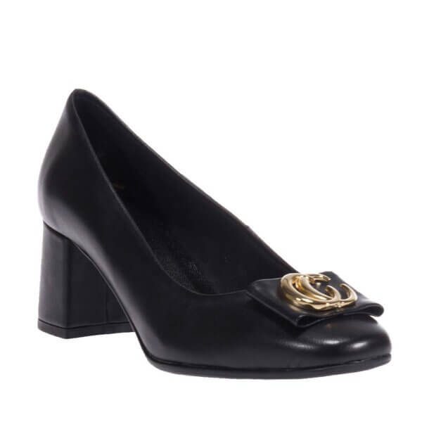 RAGAZZA 043 BLACK LOW HEELS