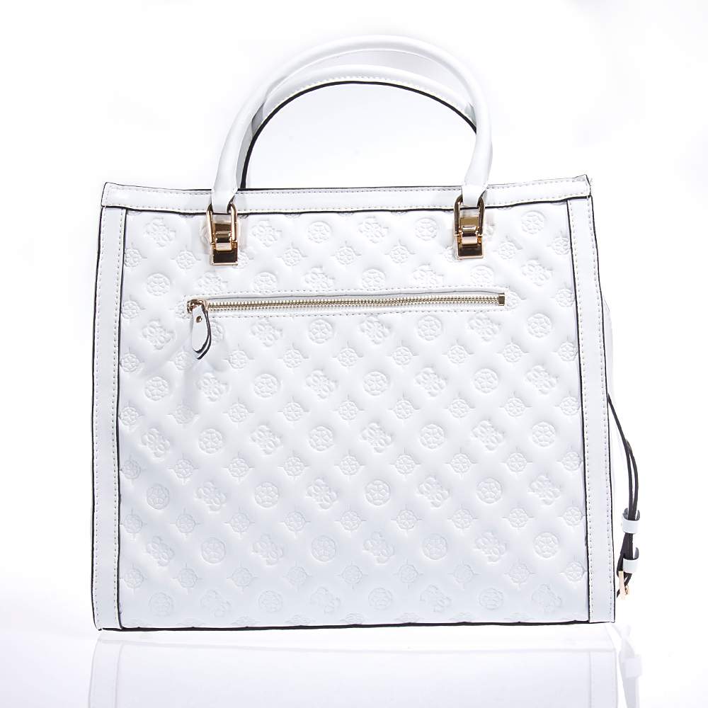 GUESS ABEY HWPD8558230 HANDBAG WHITE Topshoes.gr