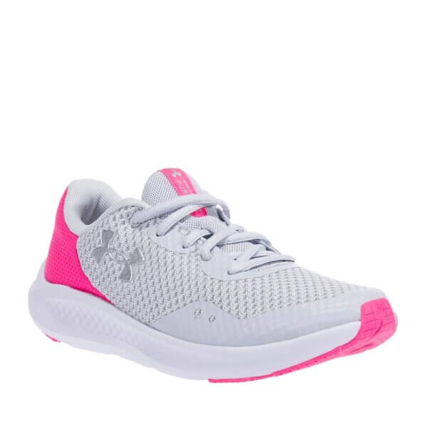 UNDER ARMOUR GGS CHARGED PURSUIT 3 3025011-100 ΓΚΡΙ