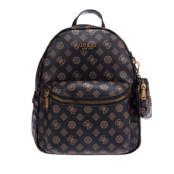GUESS HOUSE PARTY HWPB8686330 LARGE BACKPACK ΚΑΦΕ