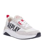 REPLAY TENNET SIGN RS6I0011T OFF-WHITE SNEAKERS