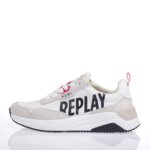 REPLAY TENNET SIGN RS6I0011T OFF-WHITE SNEAKERS