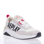 REPLAY TENNET SIGN RS6I0011T OFF-WHITE SNEAKERS