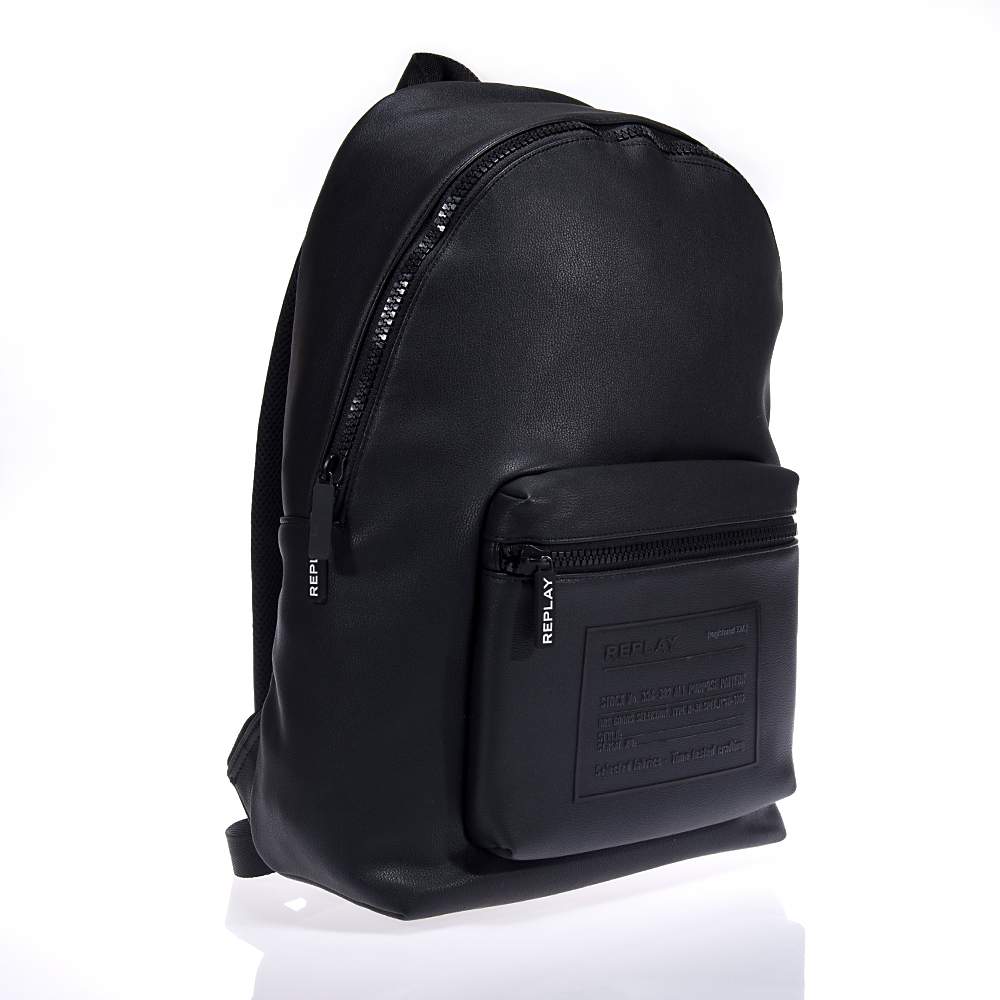 REPLAY FM3622-000-A0437R-098 BACKPACK ΜΑΥΡΟ