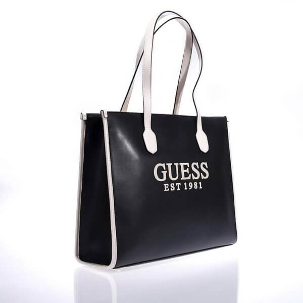GUESS SILVANA HWVG8665240 ΜΑΥΡΗ ΤΣΑΝΤΑ ΩΜΟΥ