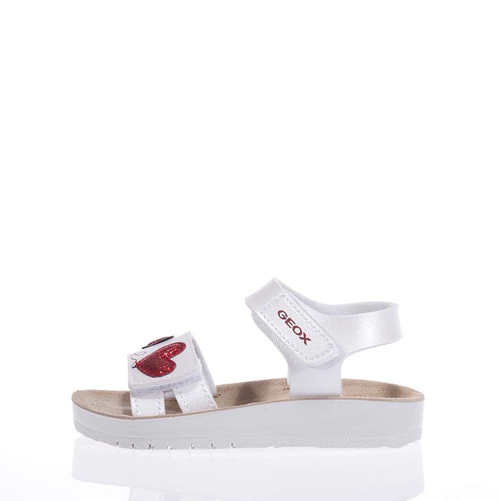 Geox white sandals deals