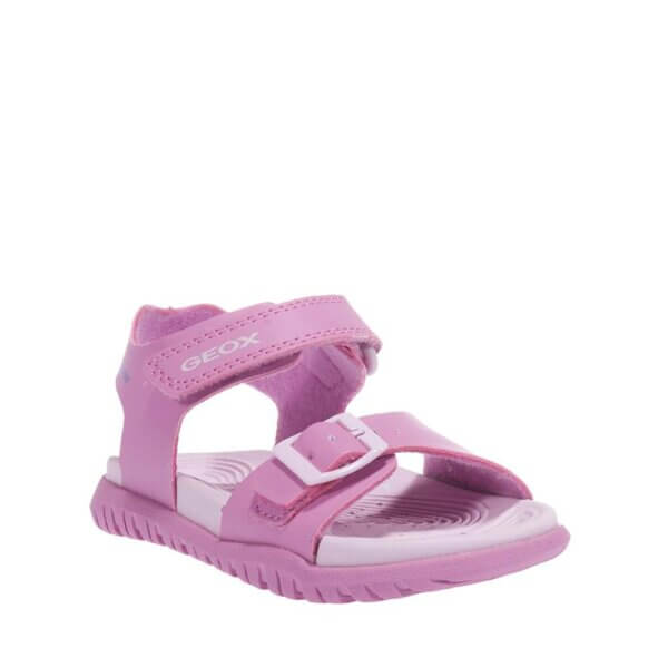 GEOX J35HQA SANDALS WITH VELCRO PINK