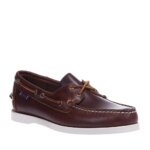 SEBAGO DOCKSIDES PORTLAND WAXED ΑΝΔΡΙΚΑ ΜΟΚΑΣΙΝΙΑ ΚΑΦΕ