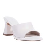 TAMARIS 27249-30 ΛΕΥΚΑ MULES ΔΕΡΜΑΤΙΝΑ