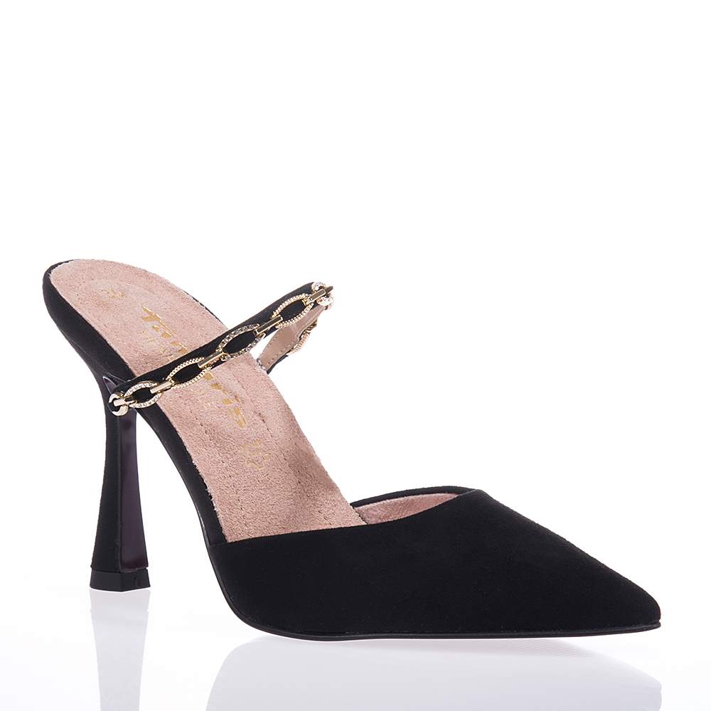 TAMARIS 27370 20 BLACK HIGH MULES Topshoes.gr