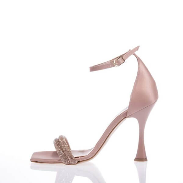 MOYO M420 NUDE SANDALS WITH STRASS