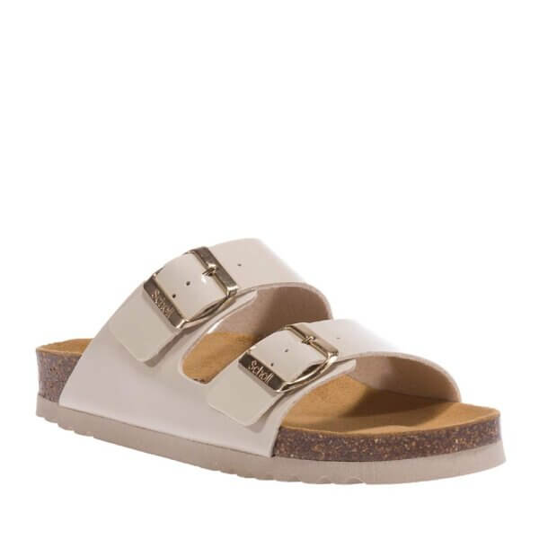 SCHOLL JOSEPHINE F30043 BEIGE SLIDES