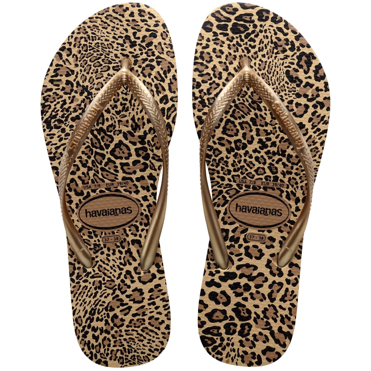 HAVAIANAS SLIM ANIMALS 4103352-9877 ΧΡΥΣΟ