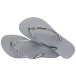 HAVAIANAS SLIM SPARKLE II 4146937-3498 ICE GREY