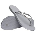 HAVAIANAS SLIM SPARKLE II 4146937-3498 ICE GREY