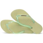 HAVAIANAS SLIM GLITTER FLOURISH 4147122-2297 ΜΟΒ