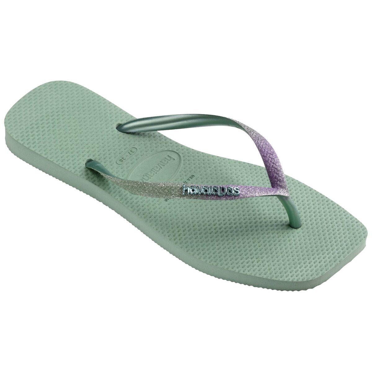 HAVAIANAS SQUARE GLITTER 4148102-3498 ΓΚΡΙ
