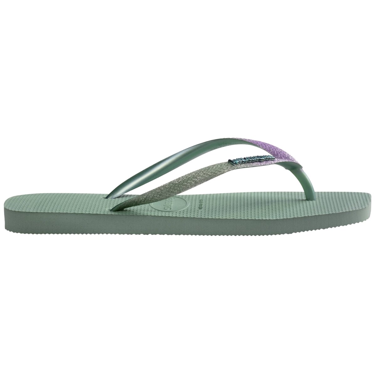 HAVAIANAS SQUARE GLITTER 4148102-3498 ΓΚΡΙ
