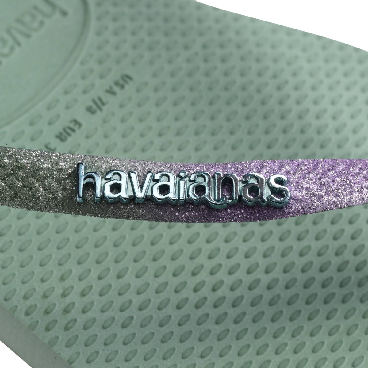 HAVAIANAS SQUARE GLITTER 4148102-3498 ΓΚΡΙ