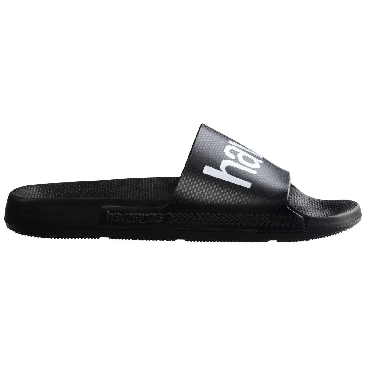 HAVAIANAS SLIDE CLASSIC LOGOMANIA 4148124-0090 ΜΑΥΡΟ
