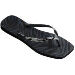 HAVAIANAS SQUARE VELVET 4148277-0090 ΜΑΥΡΟ