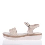 TAMARIS 28216-20 ΕΚΡΟΥ ΔΕΡΜΑΤΙΝΑ ΣΑΝΔΑΛΙΑ