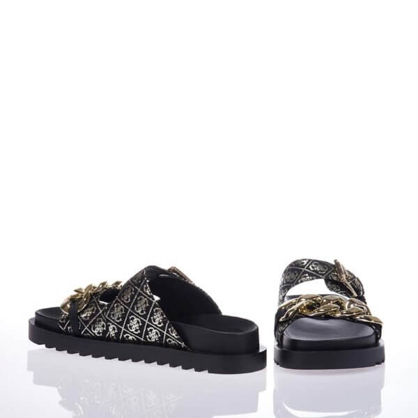 GUESS FATEMA FL6FATFAL03 ΜΑΥΡΑ SLIDES
