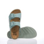 SCHOLL NOELLE CHUNKY F30585 AQUAMARINE SLIDES