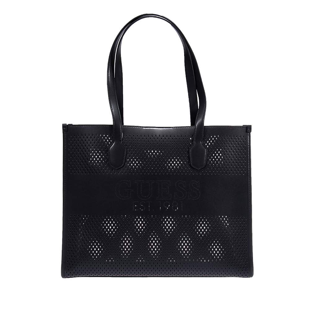 GUESS KATEY PERF TOTE HWWH8769230 BAG BLACK