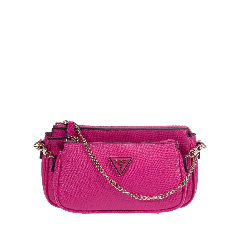 GUESS NOELLE HWZG7879710 DOUBLE POUCH FUCHSIA | Topshoes.gr