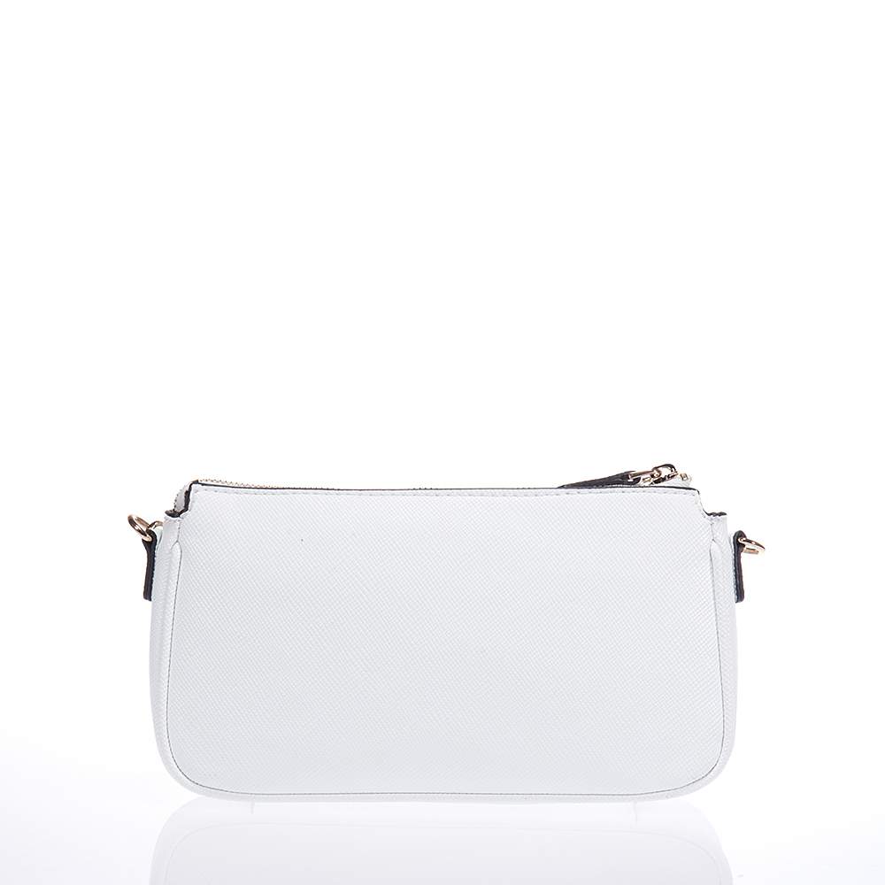 GUESS NOELLE HWZG7879710 DOUBLE POUCH WHITE | Topshoes.gr