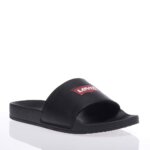 LEVIS JUNE BATWING S 229170-740 ΜΑΥΡΑ SLIDES