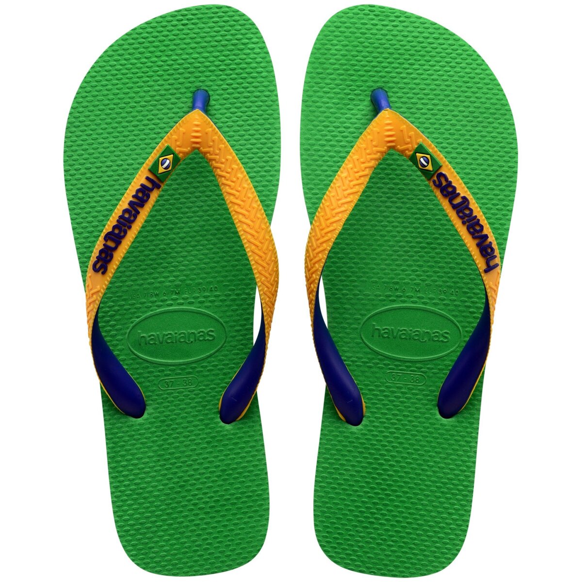 HAVAIANAS BRASIL MIX 4123206-1985 ΠΡΑΣΙΝΟ