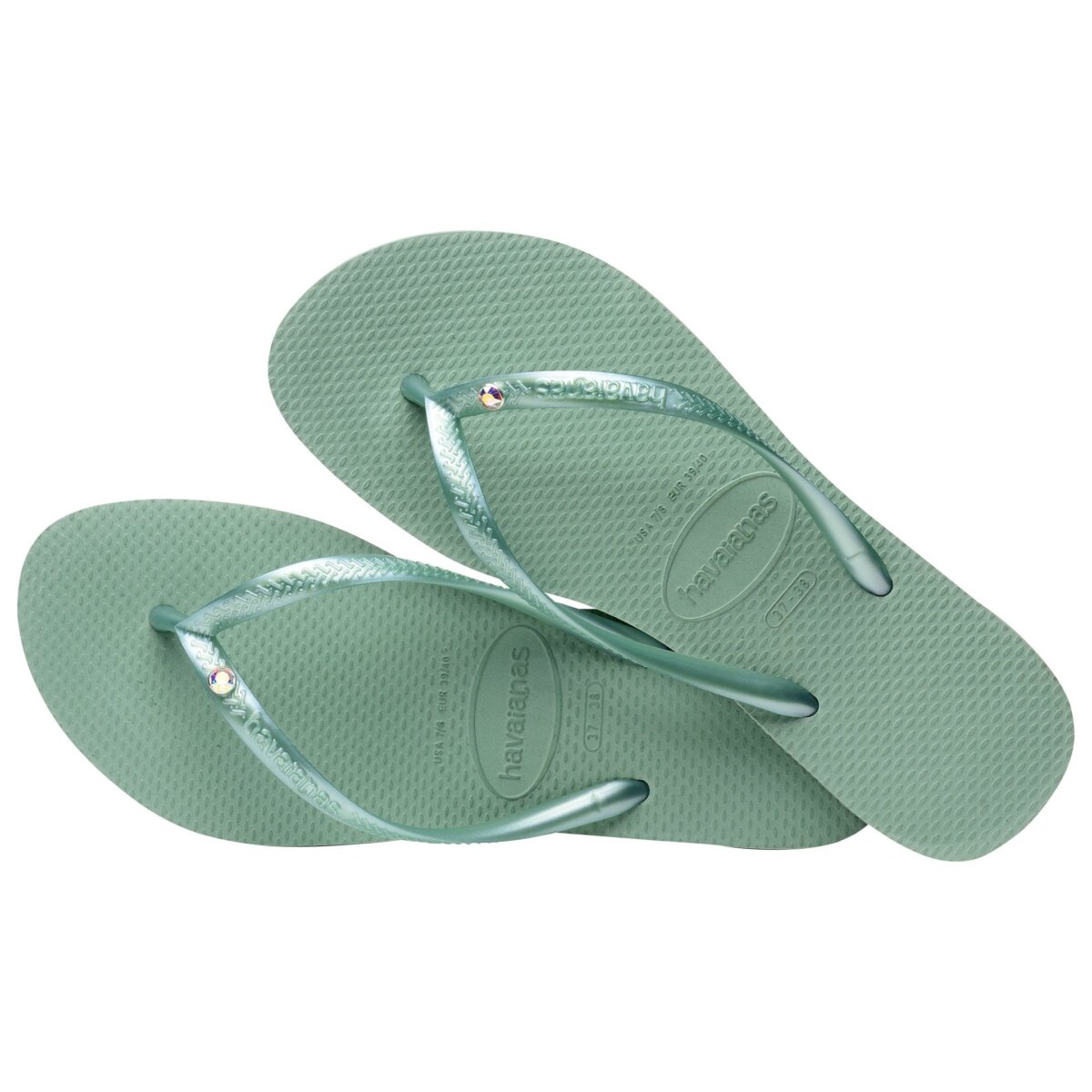 HAVAIANAS SLIM CRYSTAL SW ΙΙ 4145651-1809 CLAY