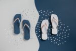 HAVAIANAS SQUARE GLITTER 4148102-0089 ΜΠΛΕ