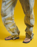 HAVAIANAS SQUARE GLITTER 4148102-0089 ΜΠΛΕ