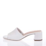 TAMARIS 27204-20 ΛΕΥΚΑ ΔΕΡΜΑΤΙΝΑ MULES
