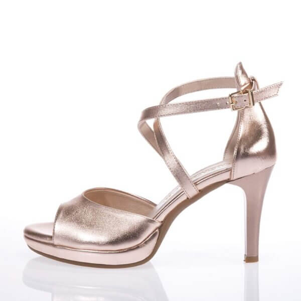 RAGAZZA 0935 COPPER LEATHER SANDALS