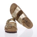 BIRKENSTOCK ARIZONA BS ΓΥΝΑΙΚΕΙΑ SLIDES ΧΡΥΣΑ
